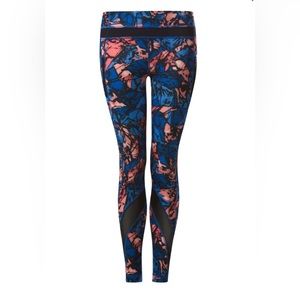 Lululemon Fast and Free? 28”/Size 8/Paint Storm Harbor Blue Multi/EUC